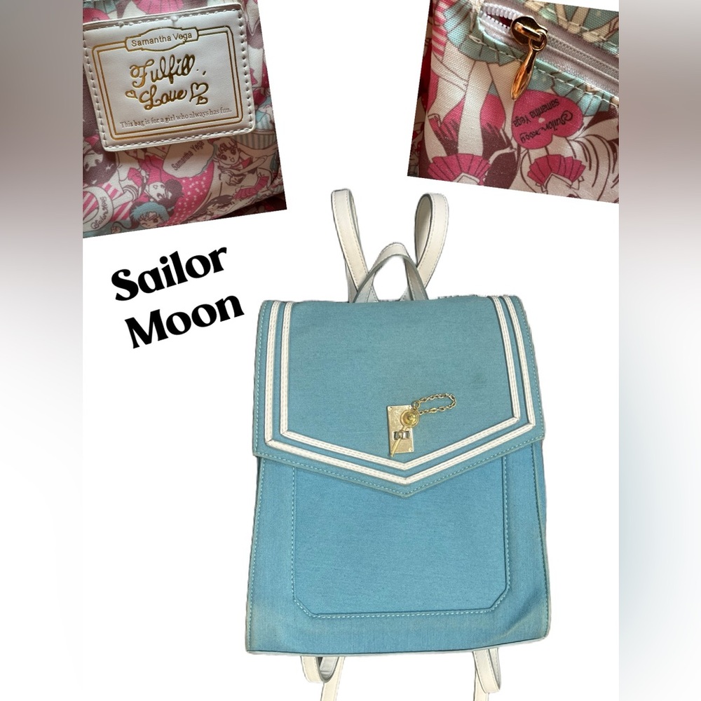 Samantha Vega Sailor Moon Backpack blue